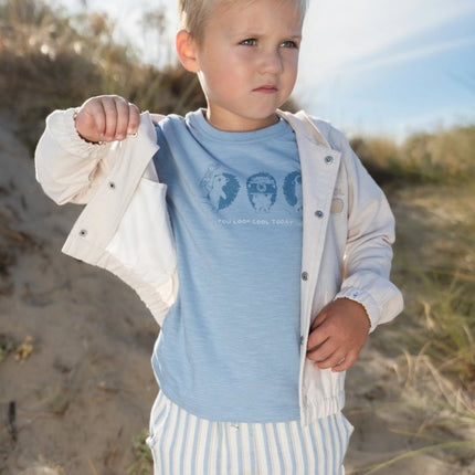 T-shirt korte mouw Steel Blue koop je bij Babywinkel