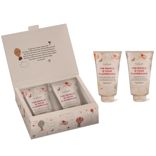 The Gift Label Giftbox The World Is Your Playground 2 - delig - The Gift Label - Babywinkel - 8720301554041