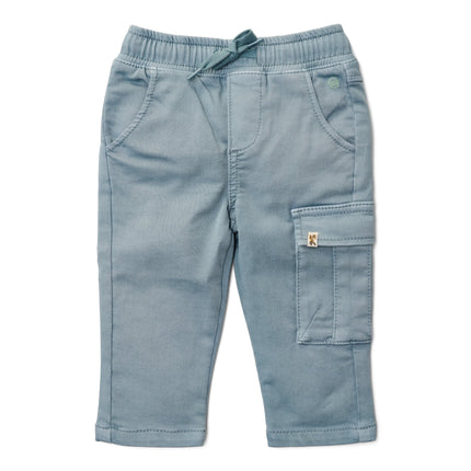 Pantaloni blu pietra