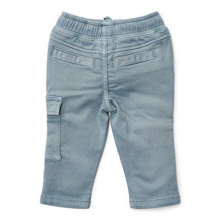 Pantaloni blu pietra