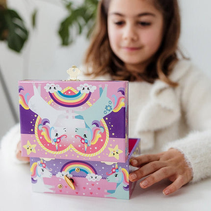 Unicorn Sieraden Doosje Met Muziek - Babywinkel - 8714274072114