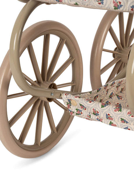 <tc>Konges Slojd</tc> Carrozzina per bambole Verona Blues con tettuccio parasole