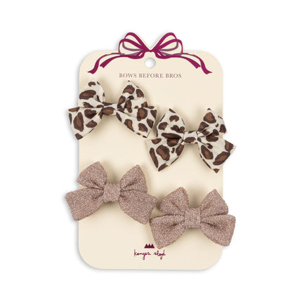 Konges Sløjd Fermaglio per capelli Baby Leo/Rose 4 pezzi