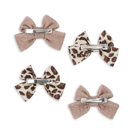 Konges Sløjd Fermaglio per capelli Baby Leo/Rose 4 pezzi