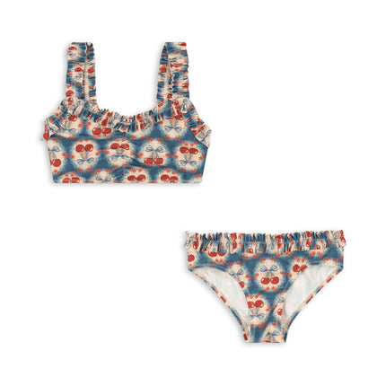 <tc>Konges Slojd</tc> Bikini Kind Maya Grs Cherry Bow Blu