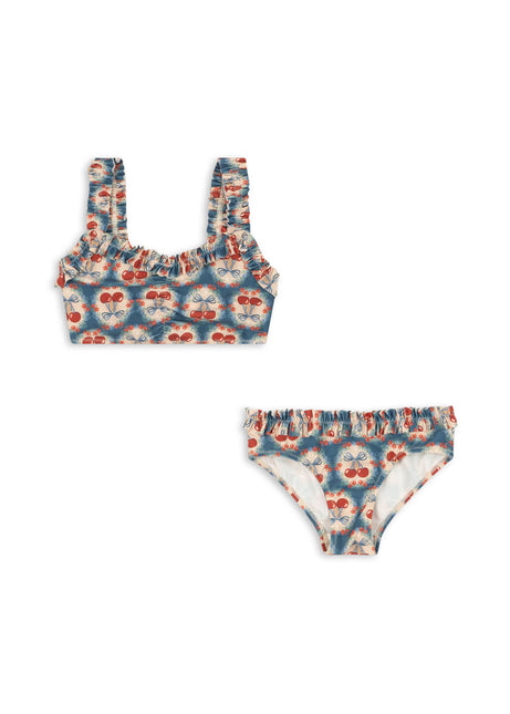 <tc>Konges Slojd</tc> Bikini Kind Maya Grs Cherry Bow Blu