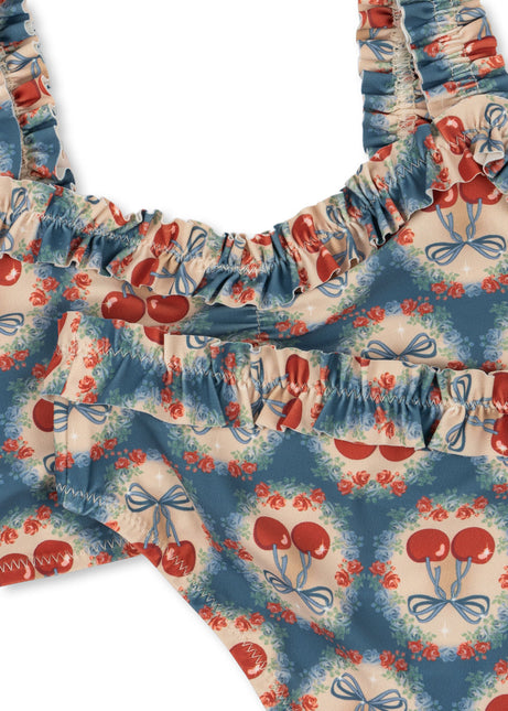 <tc>Konges Slojd</tc> Bikini Kind Maya Grs Cherry Bow Blu