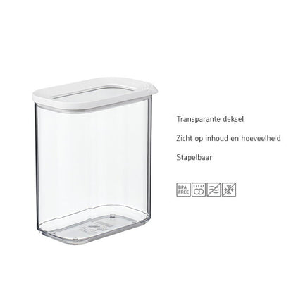 <tc>Mepal</tc> Contenitore Modula 1500 ml bianco