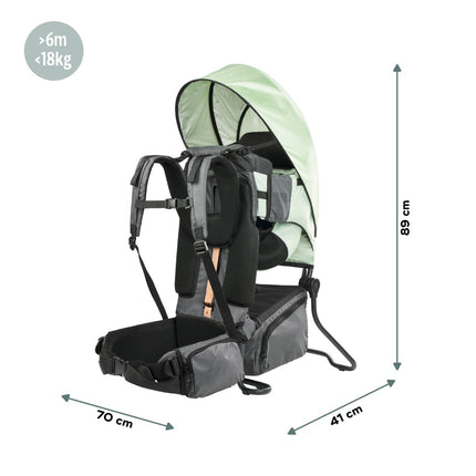 Wandeldraagzak Moov & Hike Green - Babywinkel - 3661276184442