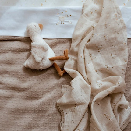 Wiegdeken gebreid - Pure Soft Beige - Babywinkel - 8721122584361