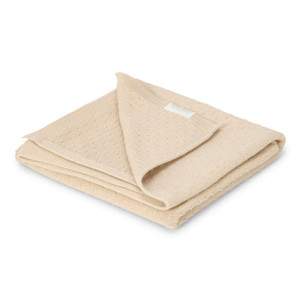 Wiegdeken gebreid - Pure Soft Beige - Babywinkel - 8721122584361