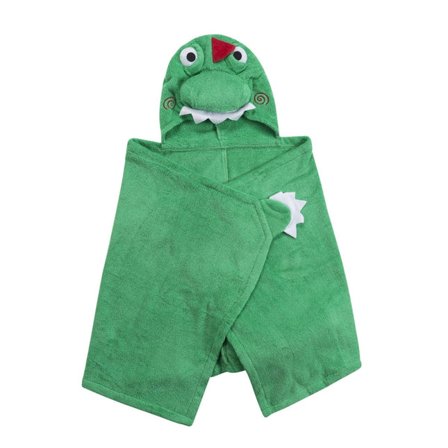 Zoocchini Badcape Baby Devin The Dinosaur Katoen - Zoocchini - Babywinkel - 854892005021